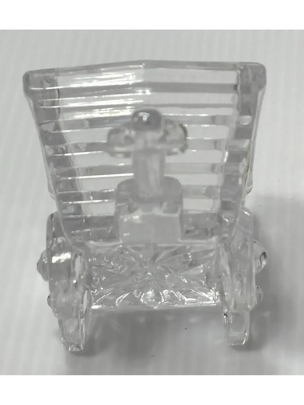Princess House 24% Lead Crystal Cart Wagon Figurine Candy Dish Germany